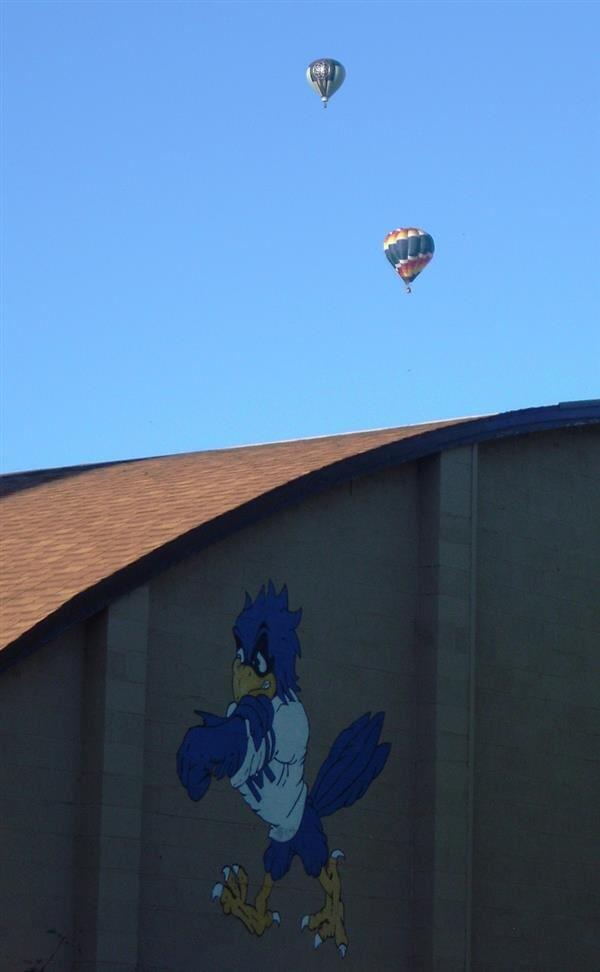 Balloons over Blue Jay